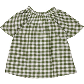 Bonte Aloe Green Check Mina Top