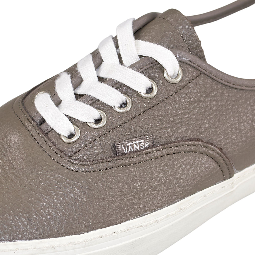 Vans Grey/Green Leather Trainers