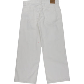 Motel White Low Rise Parallel Jeans