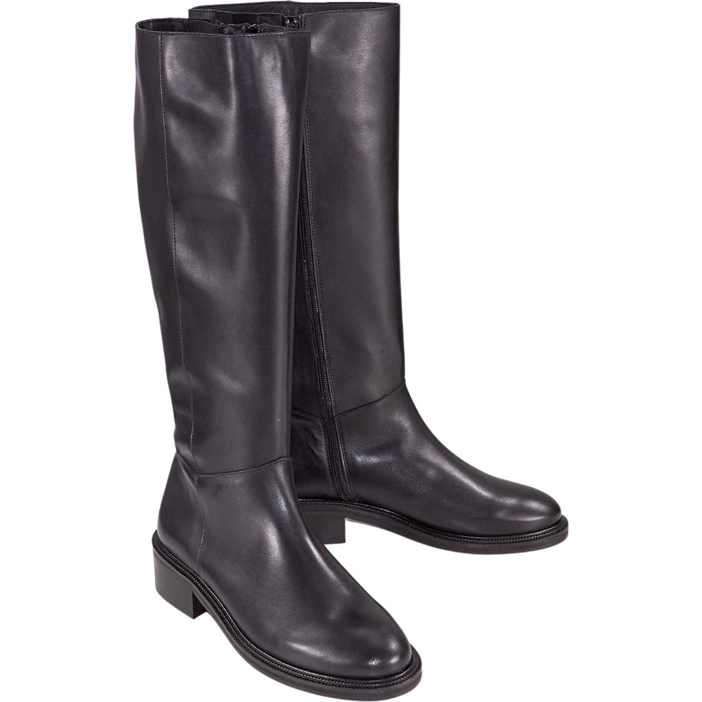 Hush Black Cooper Leather Boots