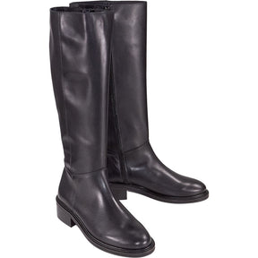 Hush Black Cooper Leather Boots