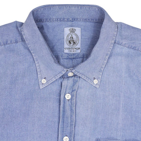 Cordings Blue Cotton Long Sleeve Shirt