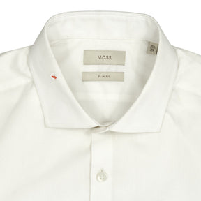 Moss White Slim Fit Shirt