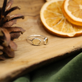 Eka Citrine Gemstone Ring