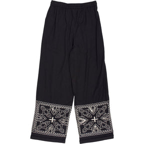 River Island Black Embroidered Trousers