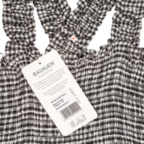 Baukjen Black & White Gingham Braylee Dress