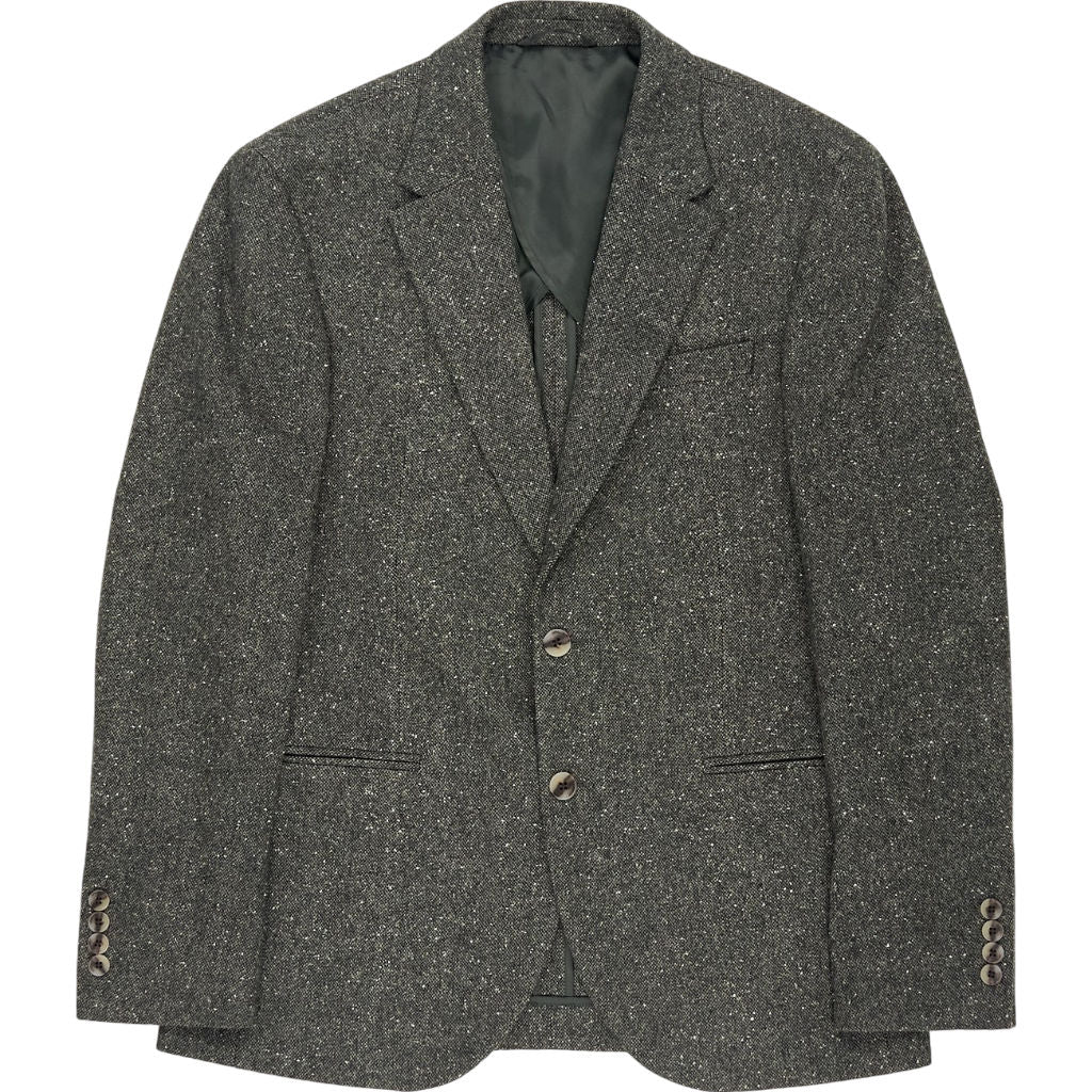 Moss Khaki Tweed Slim Fit Jacket