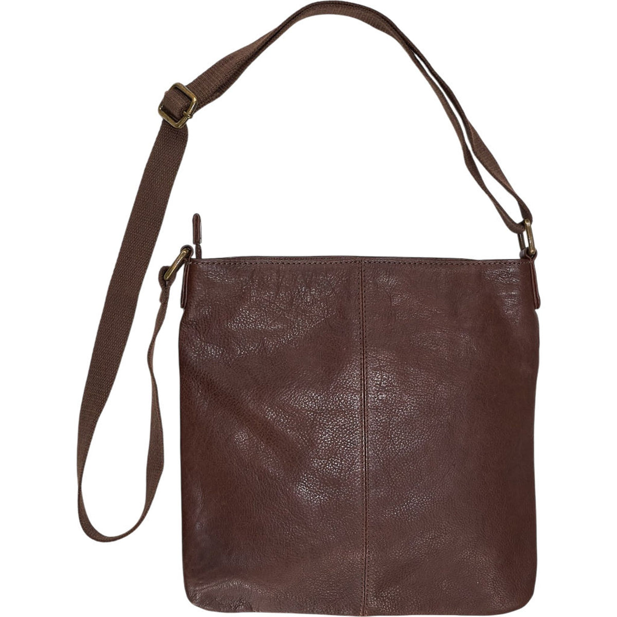 FatFace Brown Leather Crossbody Bag