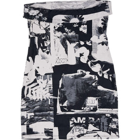 Motel Grey Suriah Photo Collage Dress