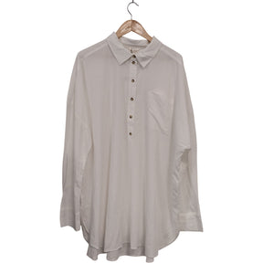 Hush White Skye Beach Shirt Dress