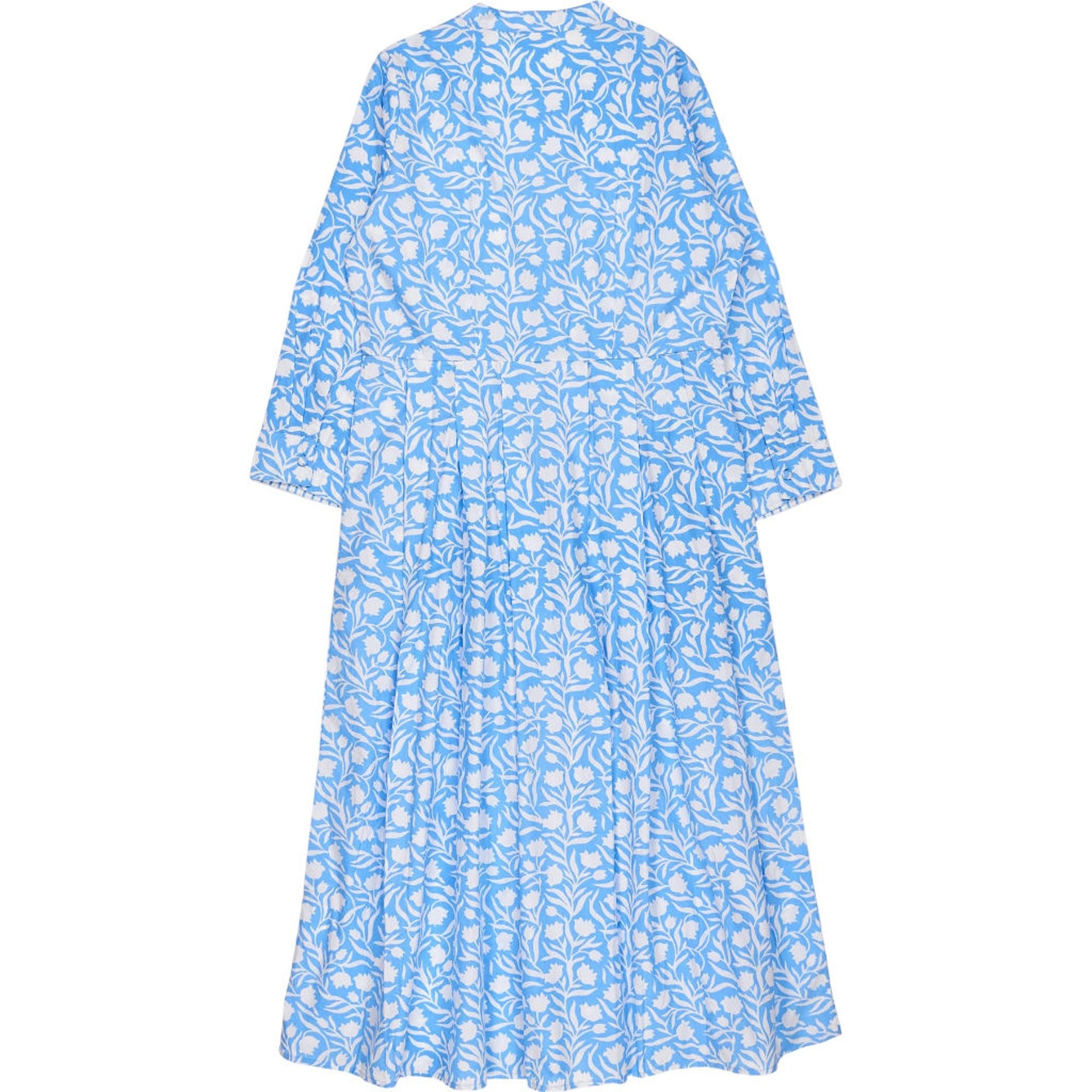 Pink City Prints Blue Floral Long Dress