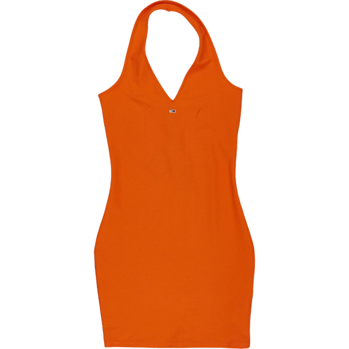 Tommy Orange Halterneck Dress