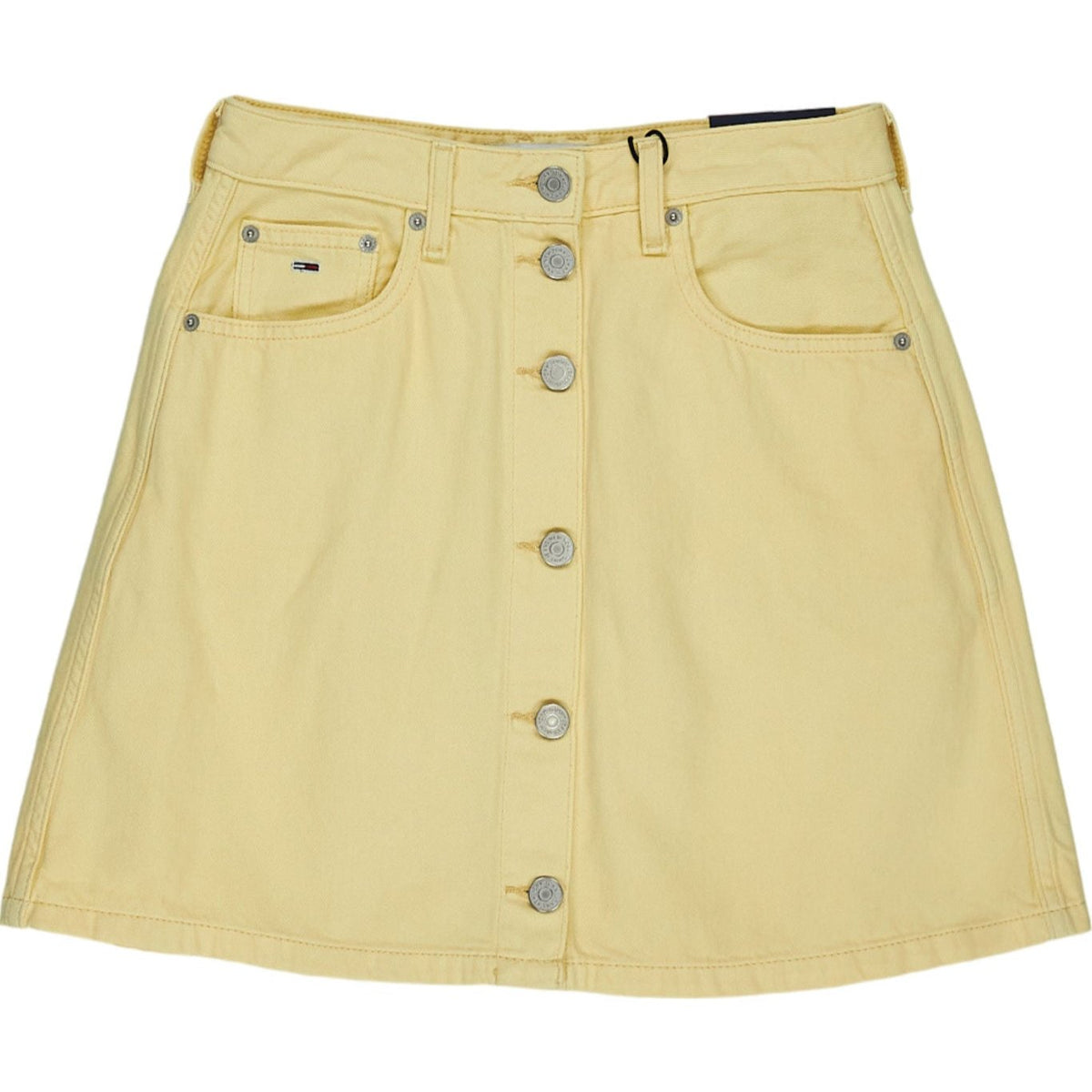 Tommy Jeans Yellow A-Line Skirt