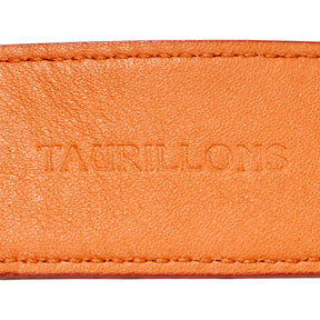 Anderson & Sheppard Orange Leather Belt