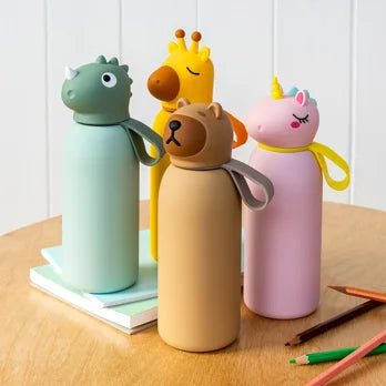 Children's animal head drinks bottles - 4 designs