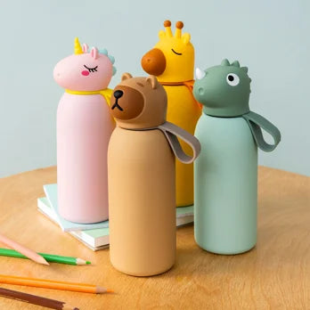 Children's animal head drinks bottles - 4 designs