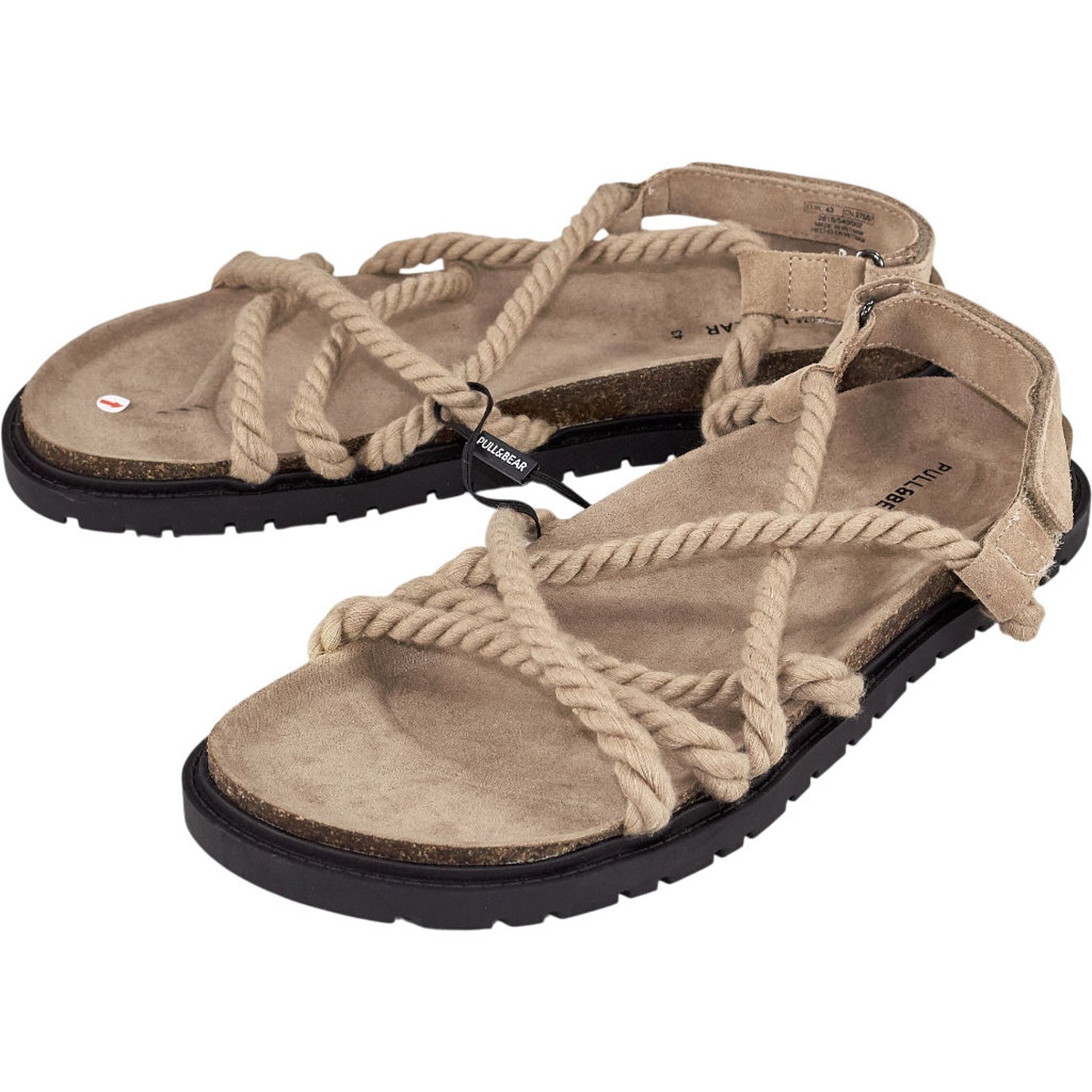 Pull&Bear Beige Rope Sandals