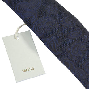 Moss Navy Pattern Tie Bundle x 3