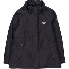 Vintage Reebok Black Hooded Jacket