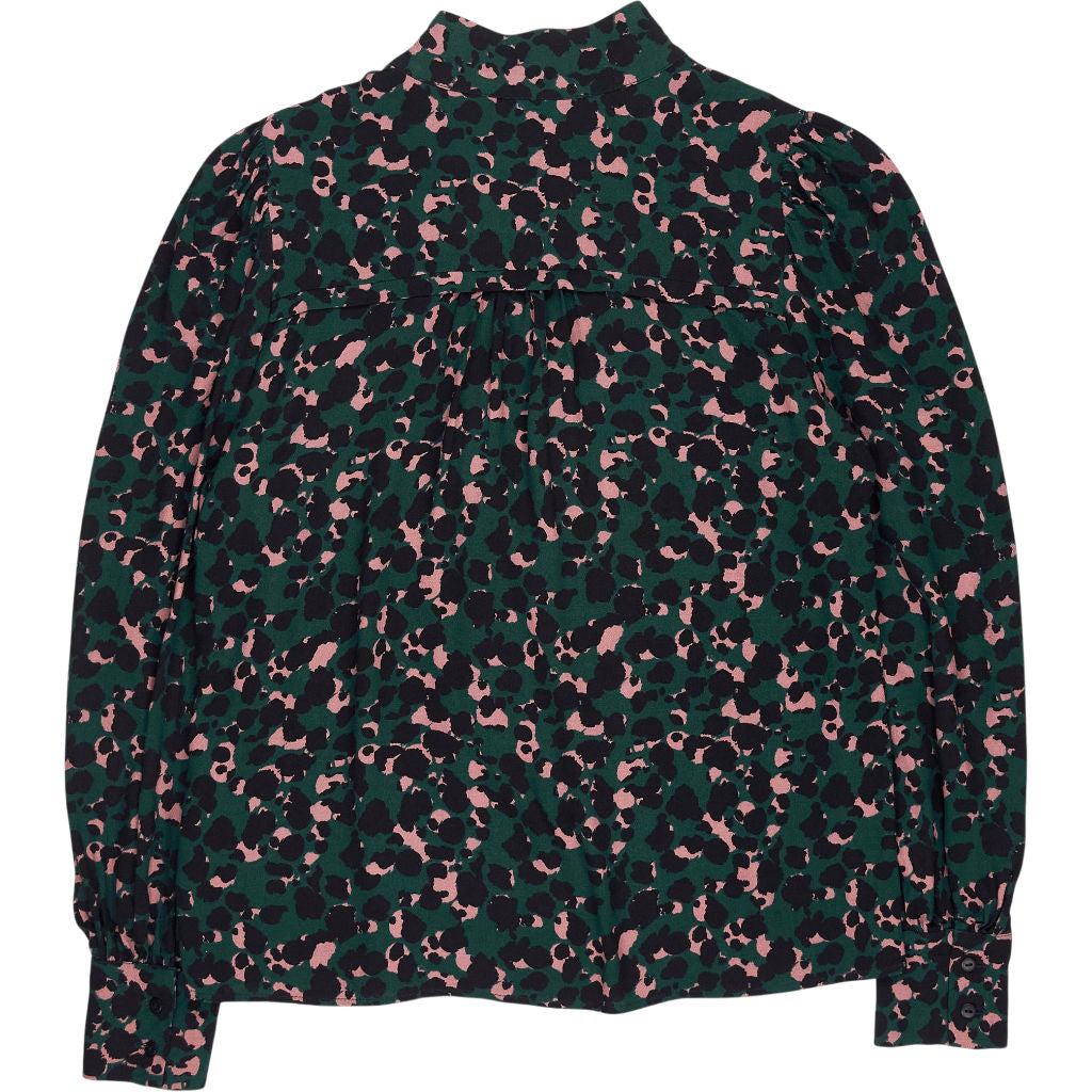 Baukjen Green Pink Patterned Blouse