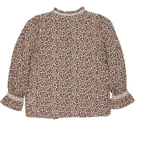 WYSE Leopard Print Blouse