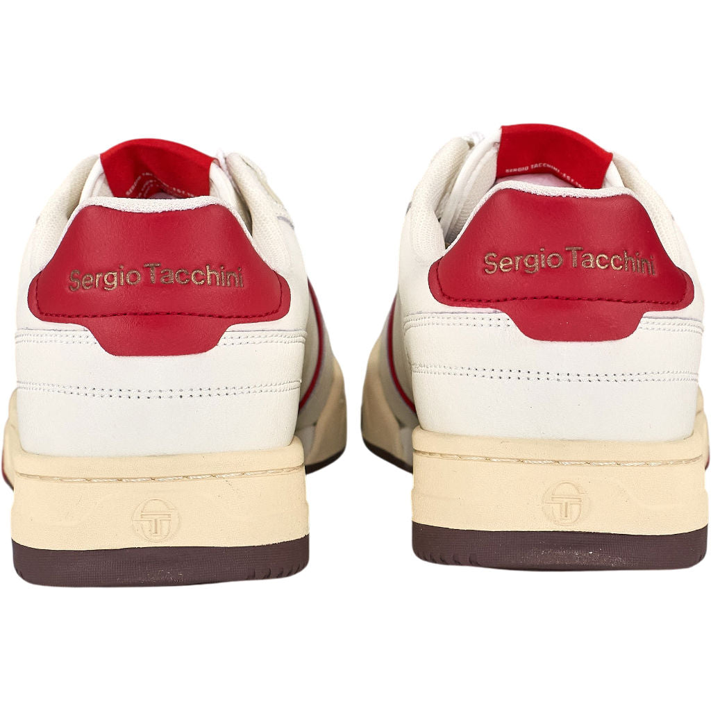 Sergio Tacchini White Red Prime Shot Trainers