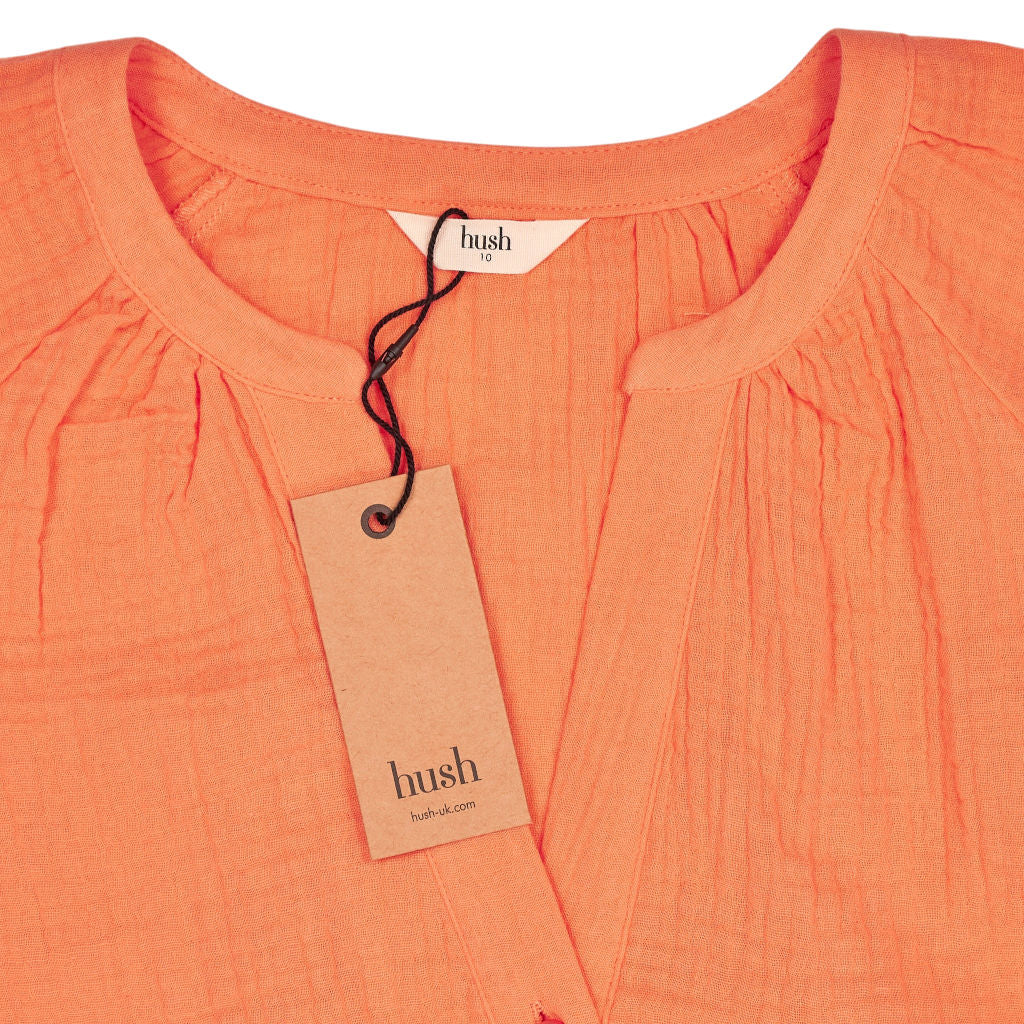 Hush Orange Jessie Midi Dress