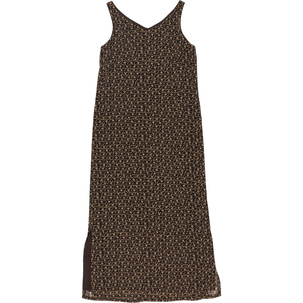 Planet Brown Floral Midi Dress
