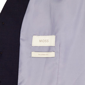 Moss Blue Tailored Fit Waistcoat