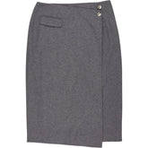 Aligne Grey Kier Wool Blend Skirt