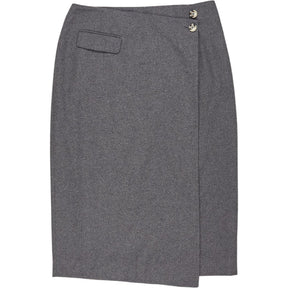 Aligne Grey Kier Wool Blend Skirt