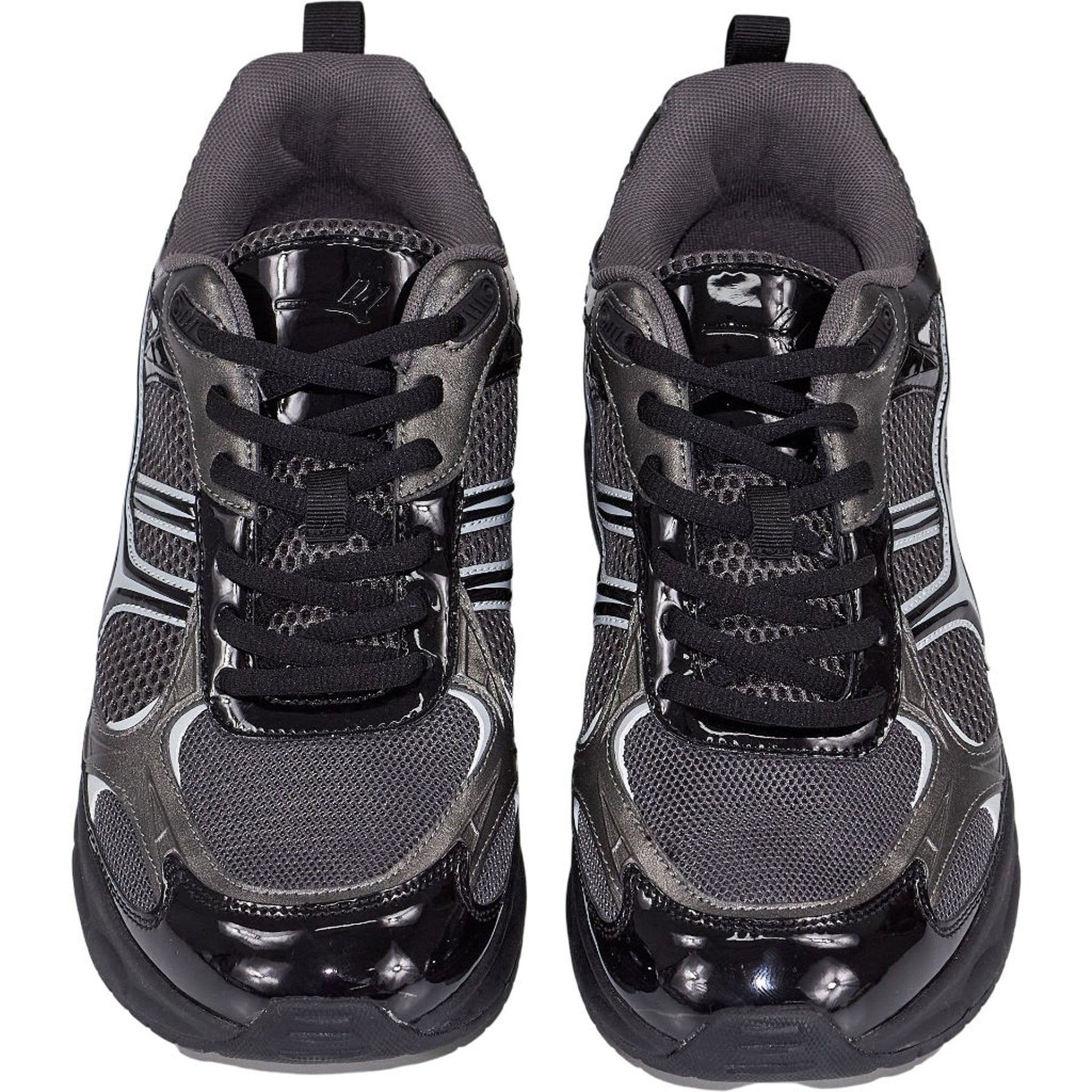 Pull & Bear Black Mesh Trainers