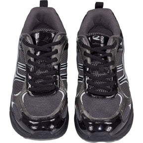 Pull & Bear Black Mesh Trainers
