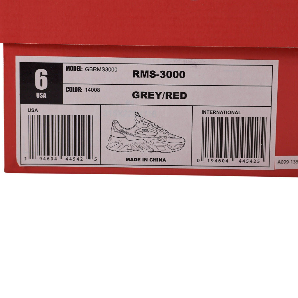 Globe Grey/Red RMS-3000 Trainers