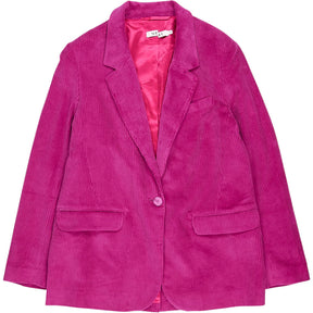 NRBY Pink Corduroy Blazer Jacket