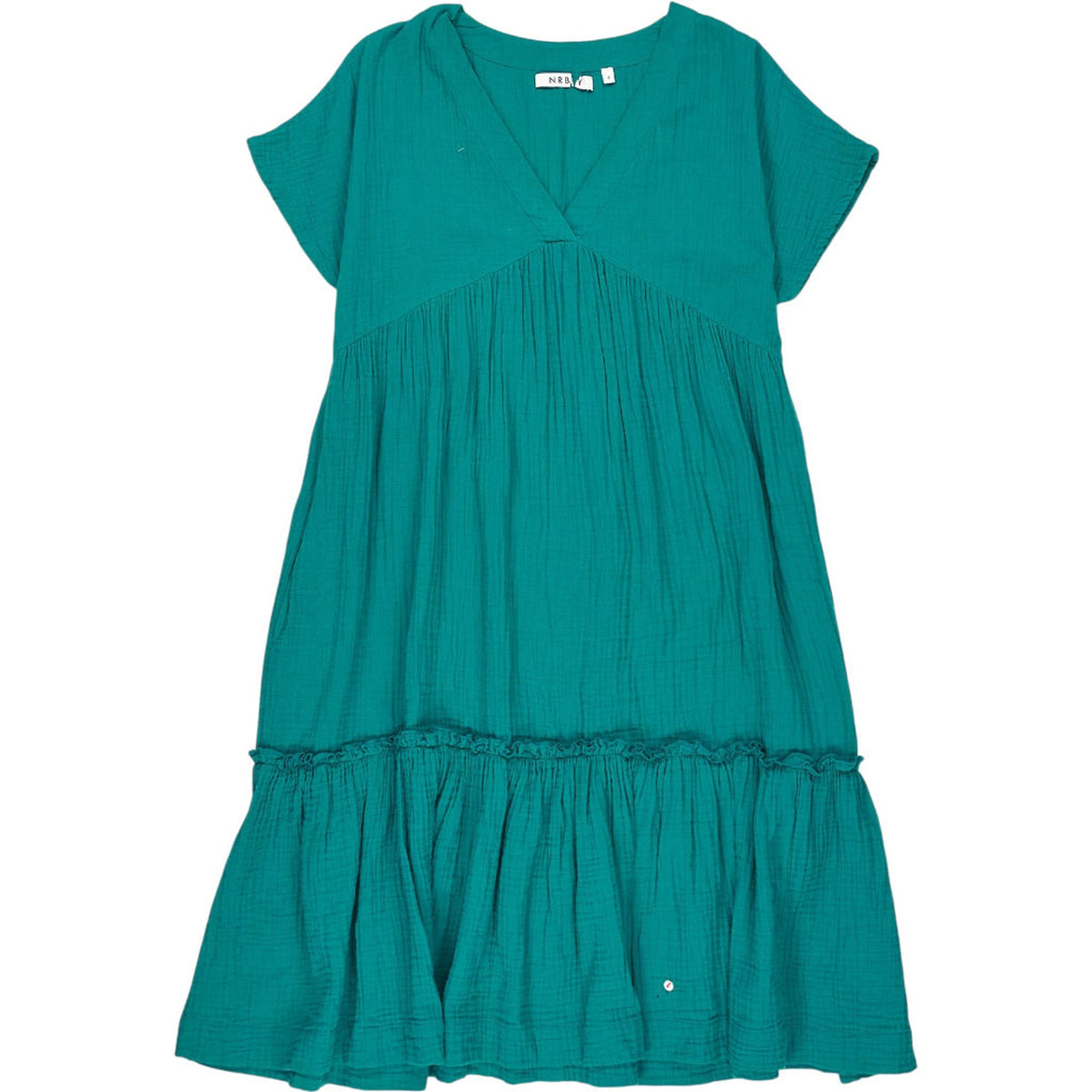 NRBY Teal Short Sleeve Dress