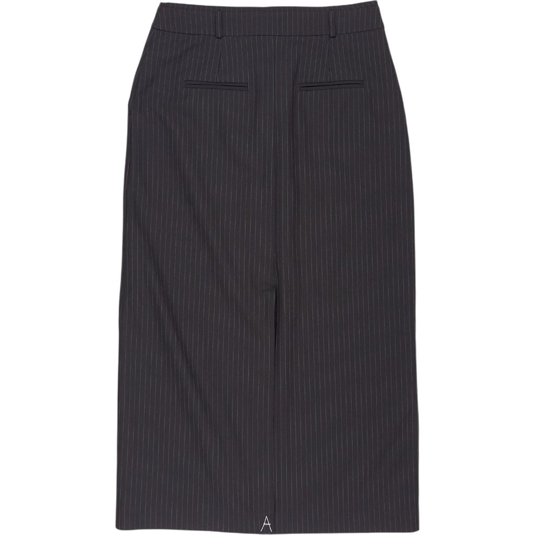 Aligne Black Pinstripe Kasia Maxi Skirt