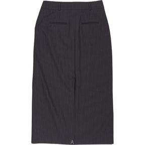 Aligne Black Pinstripe Kasia Maxi Skirt