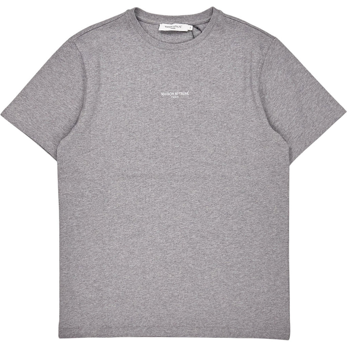 Maison Kitsuné Grey Melange T-Shirt | Shop from Crisis Online
