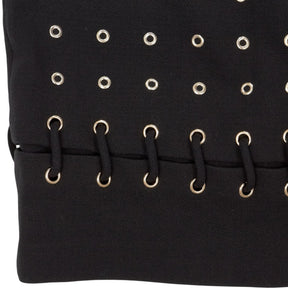 Damsel in a Dress Black Evlin Eyelet Skirt
