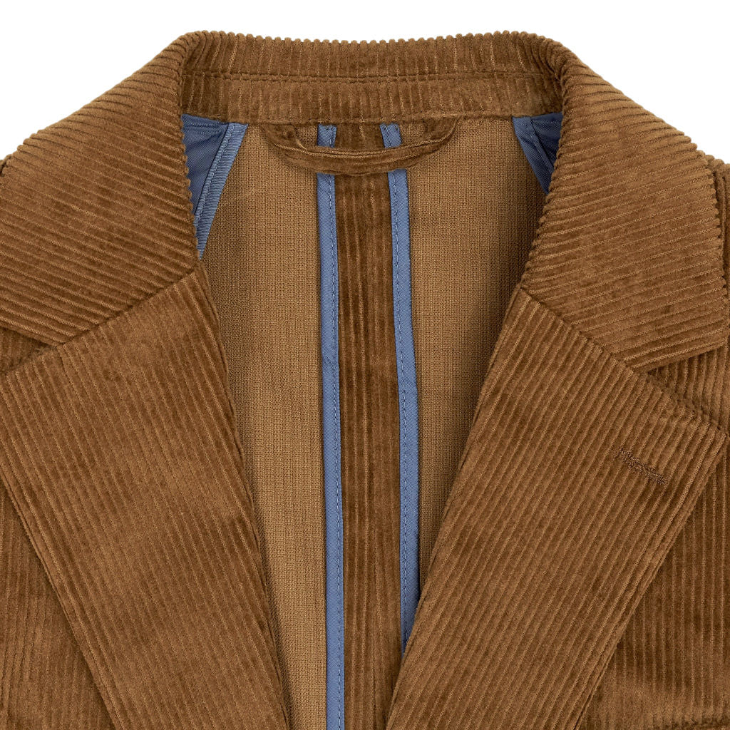 Moss Brown Corduroy Blazer Jacket