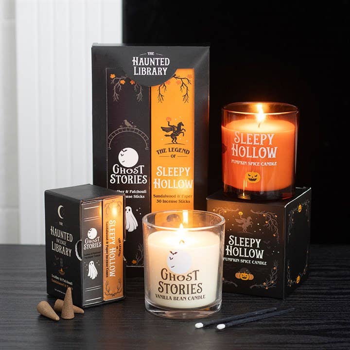 Set of 2 Haunted Library Halloween Incense Cone Packs