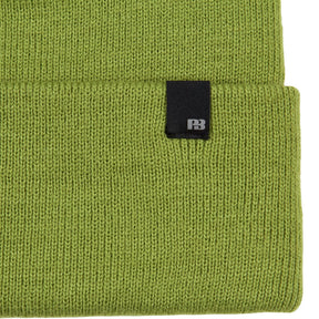 Pull & Bear Green Acrylic Knit Beanie