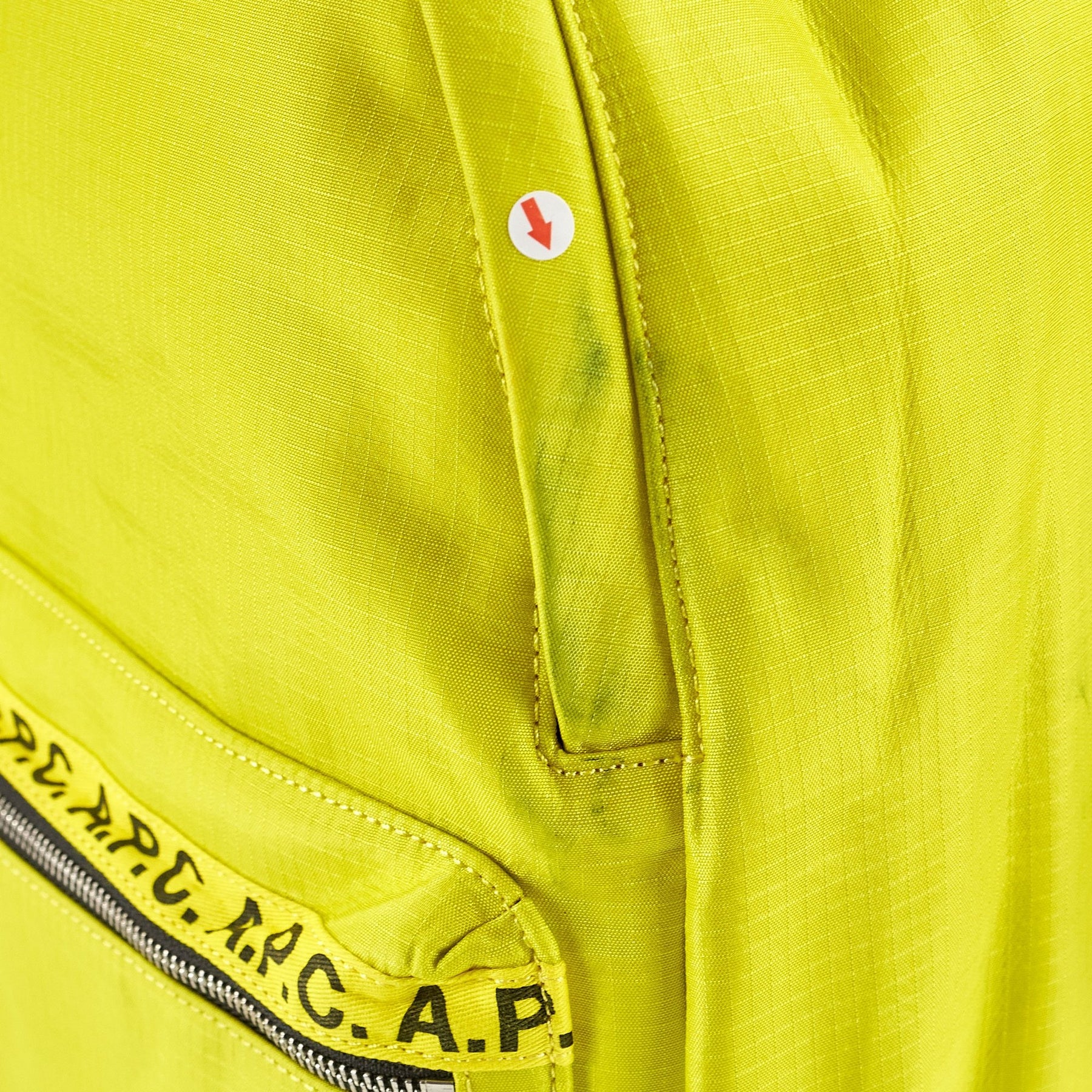 A.P.C. Yellow Marc Backpack