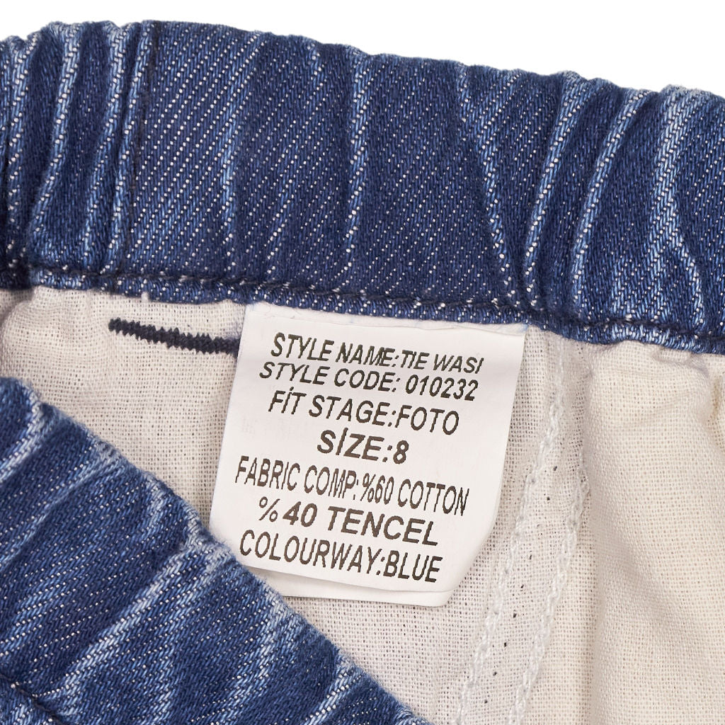 Hush Blue Tie Wasi Wide Leg Trousers