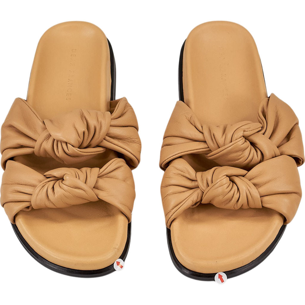 Dear Frances Beige Bow Strap Sandals EU 40
