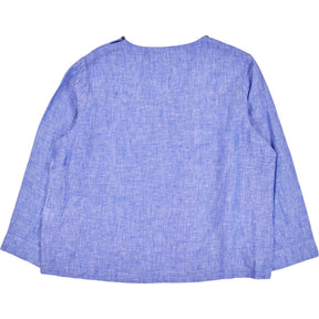 NRBY Blue Linen Top