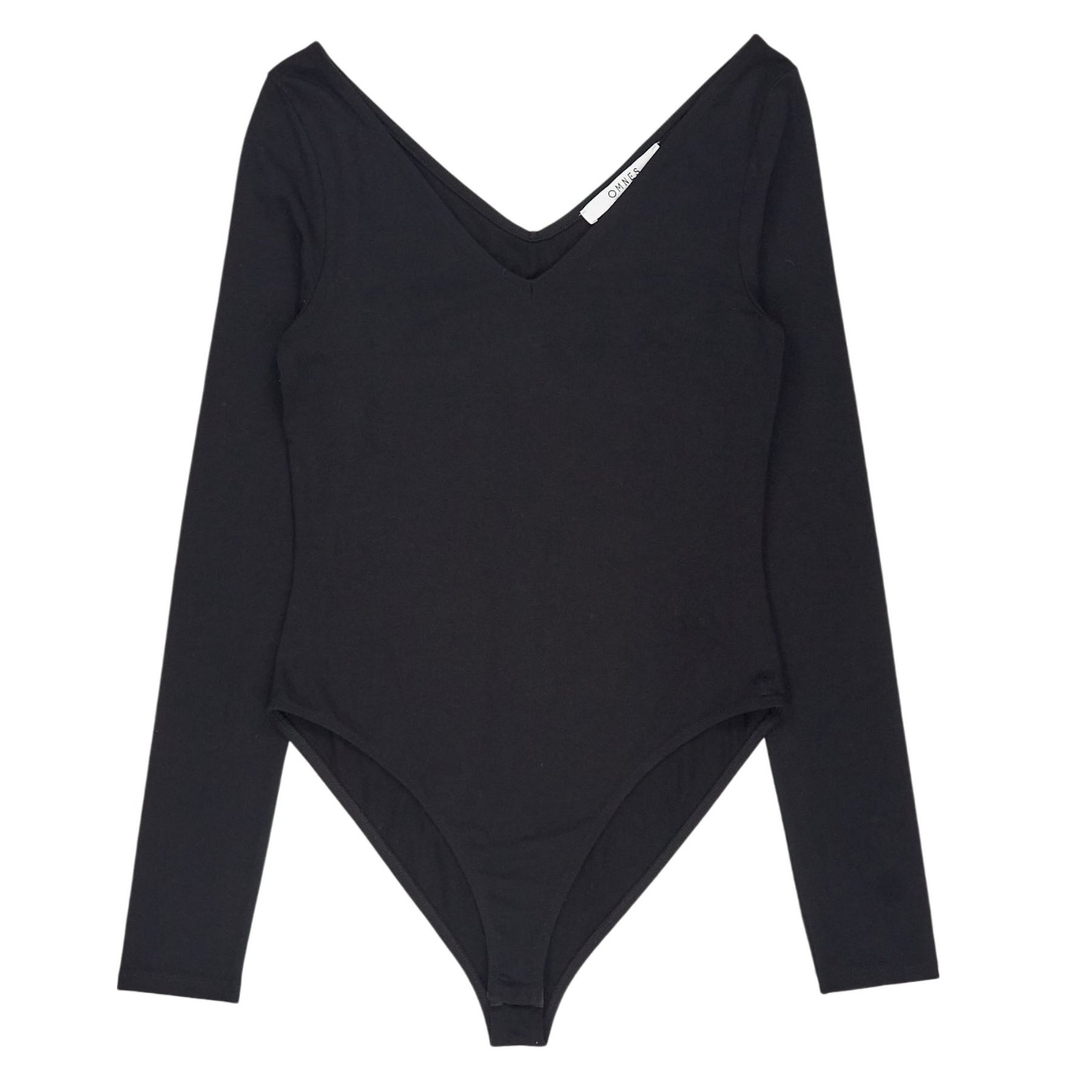 Omnes Black Long Sleeve Bodysuit