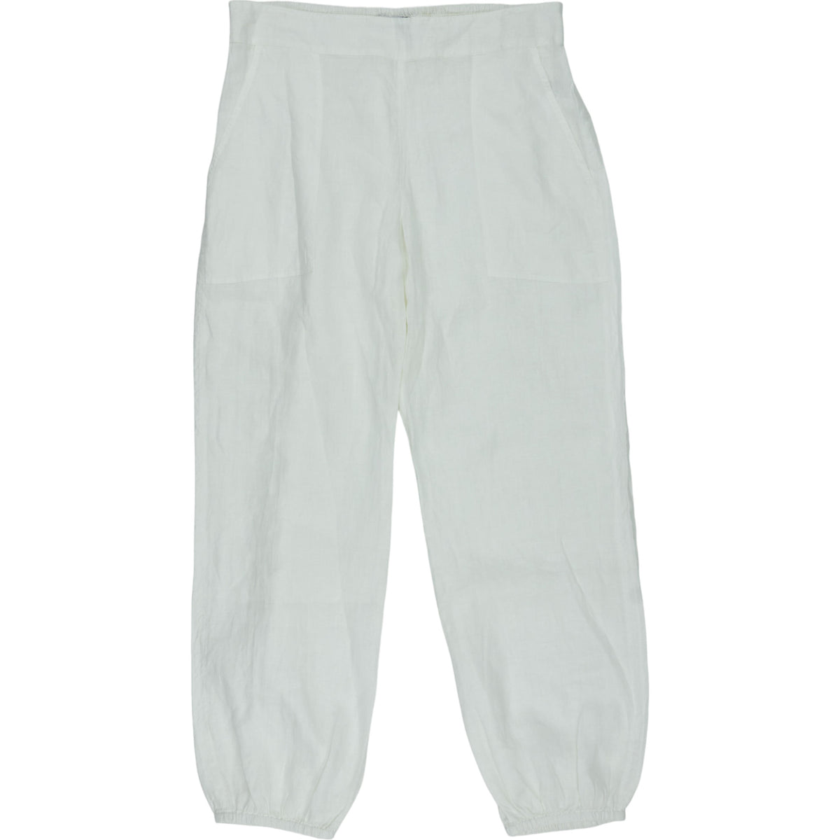 NRBY White Linen Trousers L