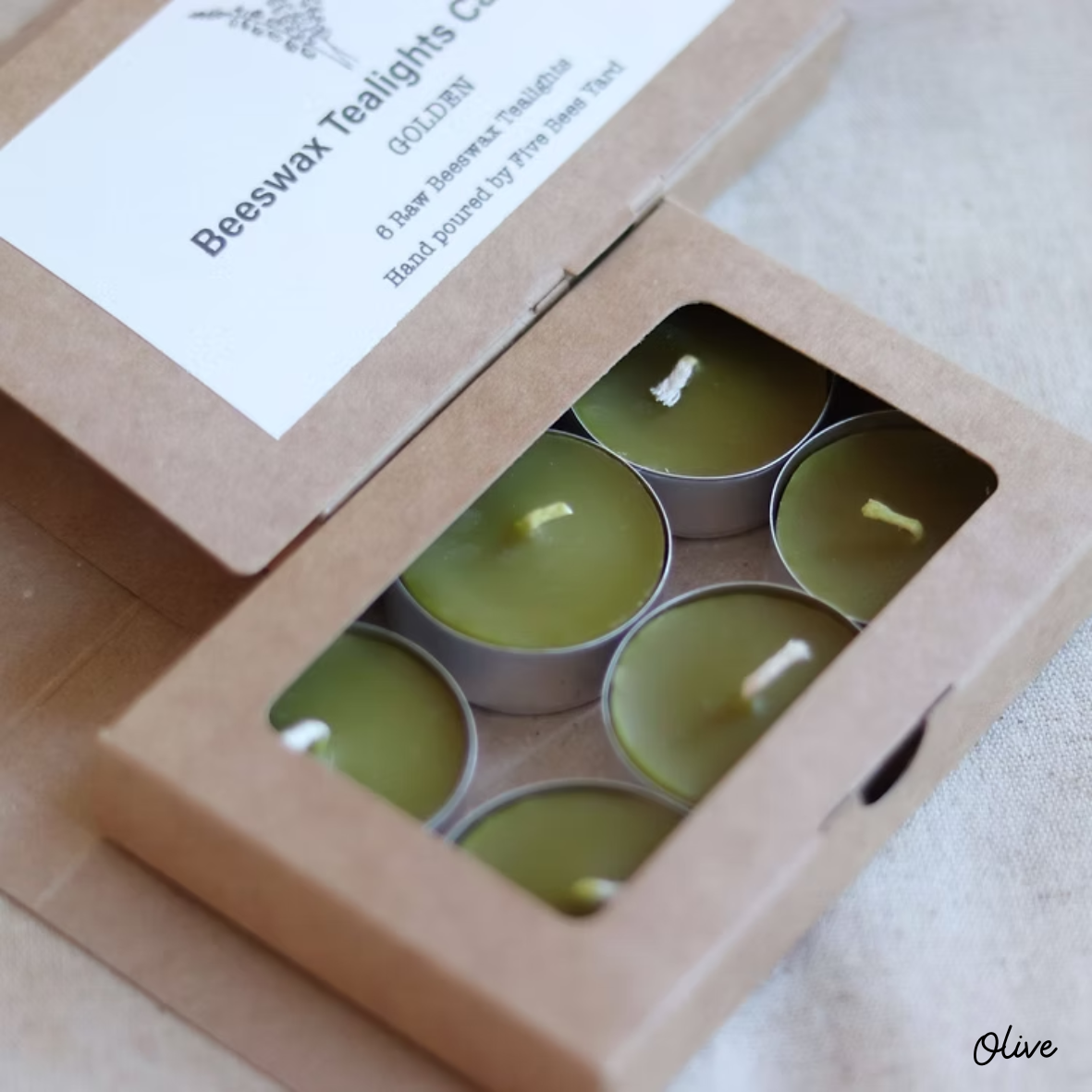 Artisan Beeswax Tealights (available in 5 colours)
